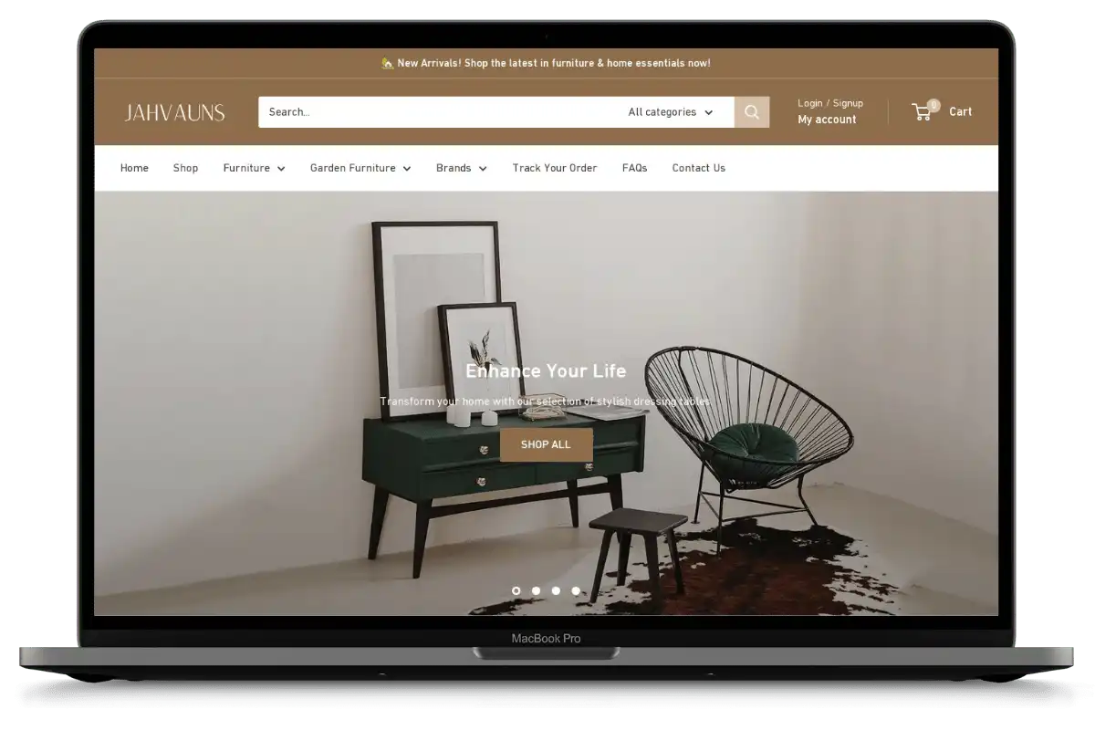 WordPress website development portfolio